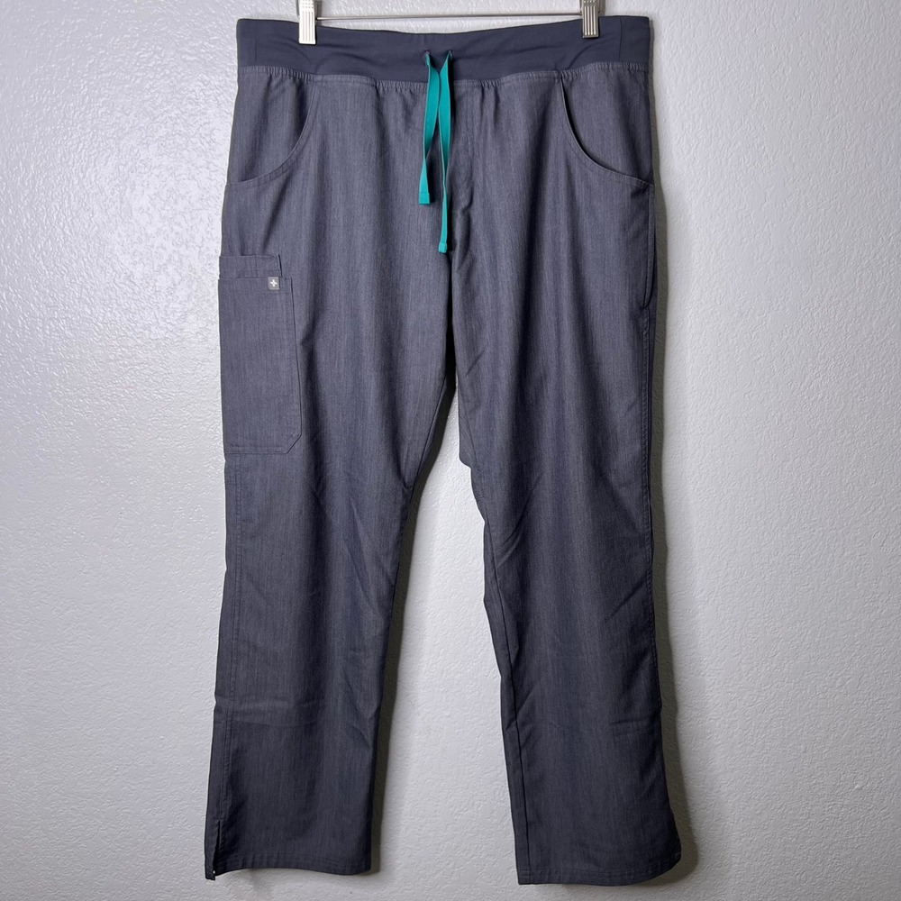 FIGS Kade Cargo Scrub Pants Graphite Gray Technical Collection Large T21004 - Picture 2 of 6